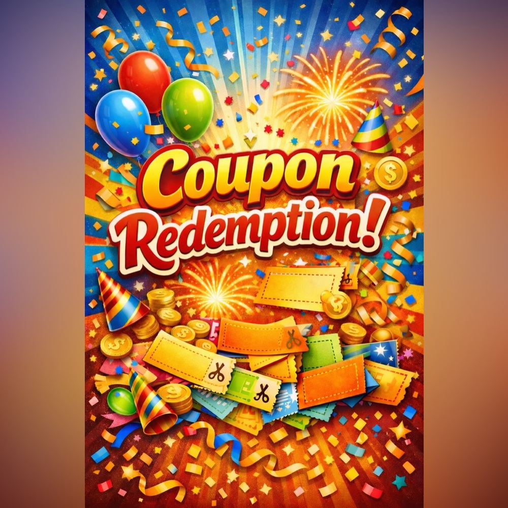 Coupon Redemption 🎉🎉